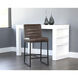 Spyros 37 inch Havana Dark Brown Counter Stool